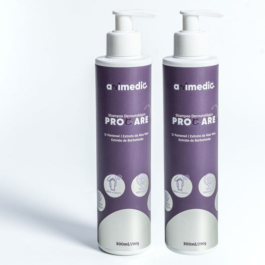 Kit Shampoo Dermatológico ProCare Animedic 300ML